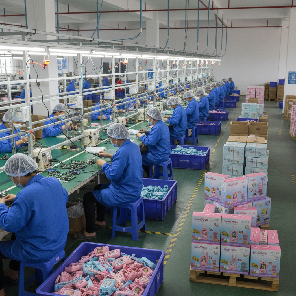 Children playing with toys