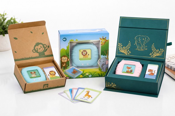 What Packaging Options Are Available for Custom Talking Flash Cards?