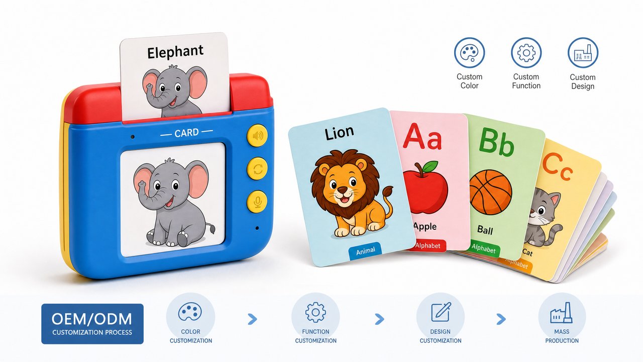 How Can You Customize Talking Flash Cards for Your Brand? (A Complete Factory OEM/ODM Guide)