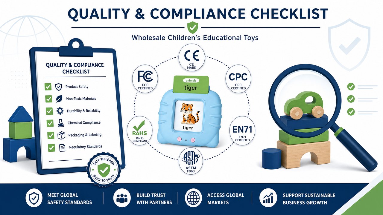 What Should You Look for When Wholesaling Talking Flash Cards? (Quality & Compliance Checklist)