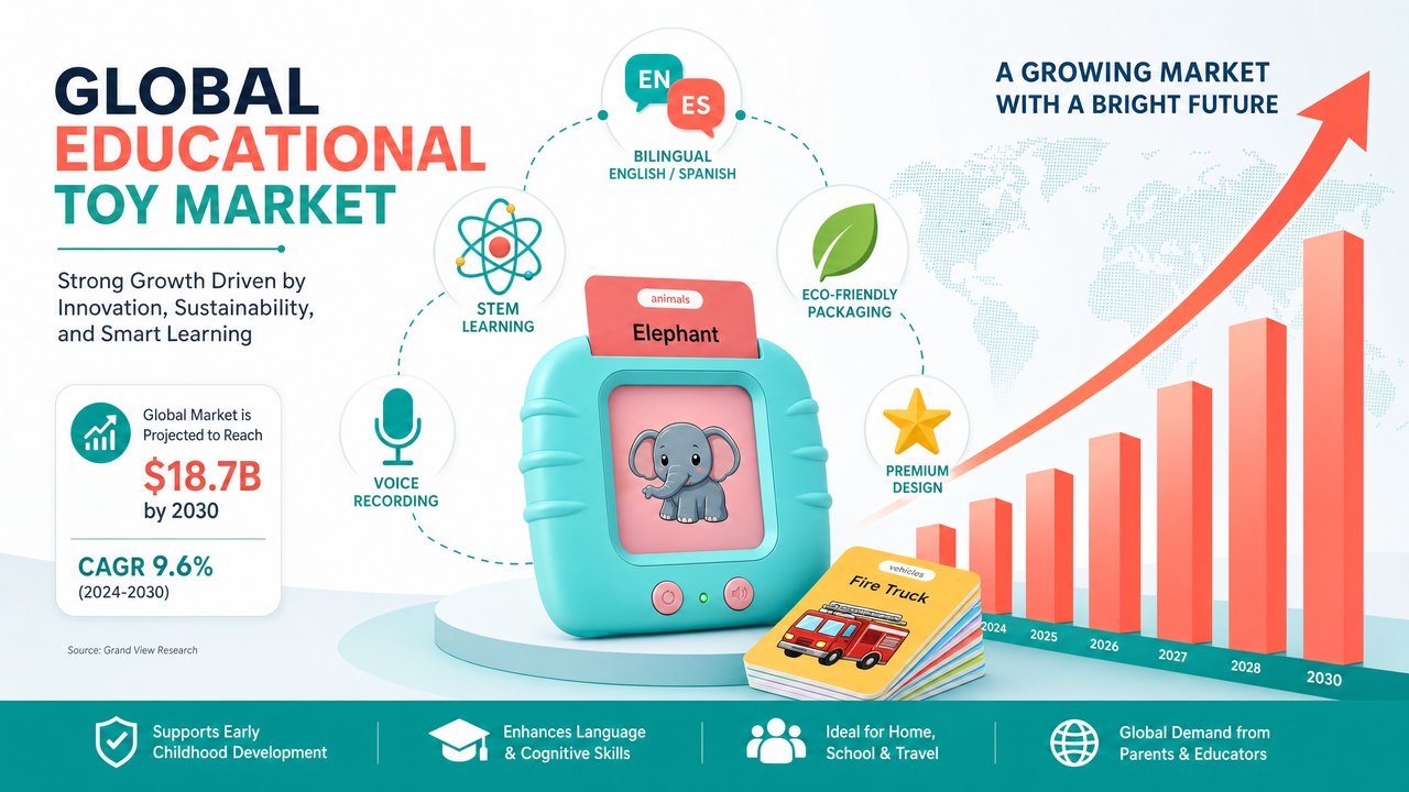 Why Are Talking Flash Cards Dominating Educational Toy Markets, and How Can You Build a Best-Seller?