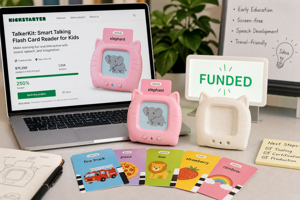 How to Use Crowdfunding to Validate Your Custom Talking Flash Cards Market?