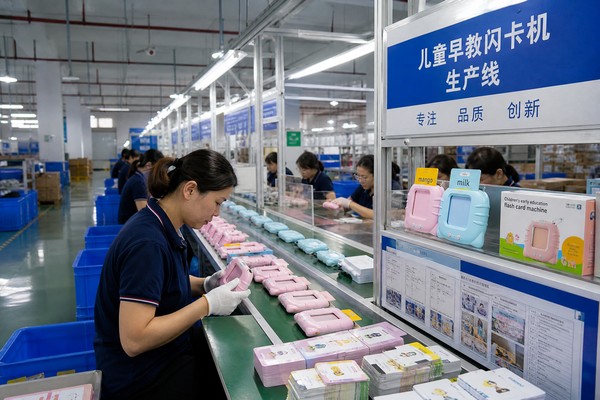 Toyvao factory production line for educational flash cards