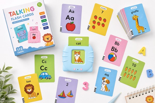 Talking Flash Cards Brand Concept - Product Display