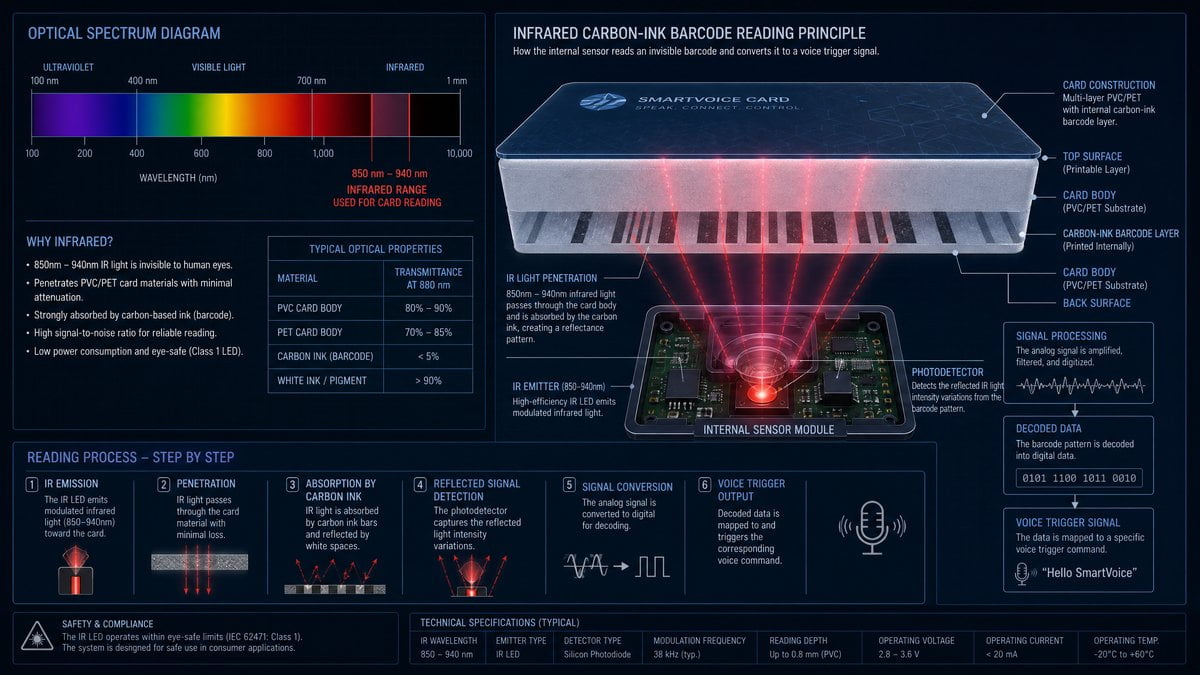 The Technical Specifications Behind Optical Recognition in Talking Flash Cards Illustration