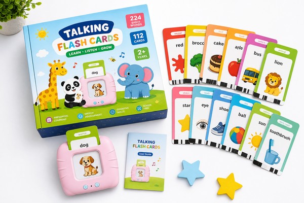 Custom Private Label Talking Flash Cards Packaging - Toyvao OEM/ODM