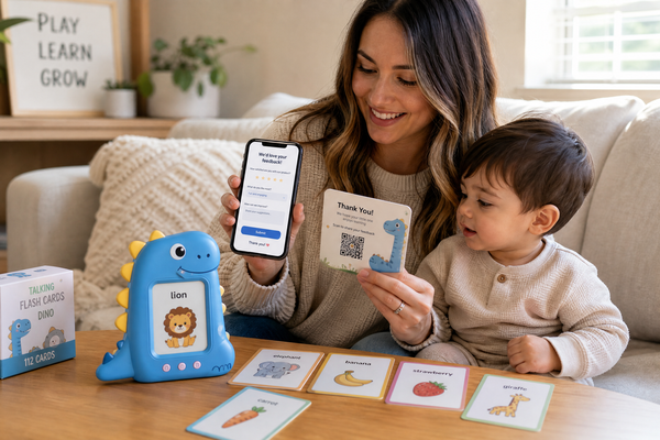What Is the Best Strategy for Collecting User Feedback on Talking Flash Cards?