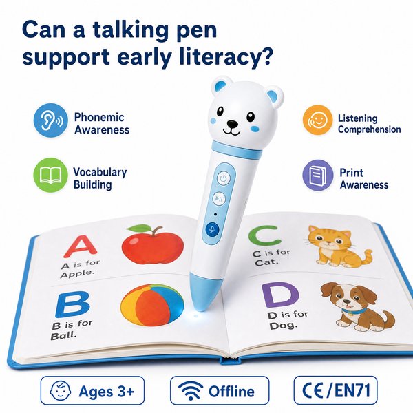 Can a talking pen support early literacy?