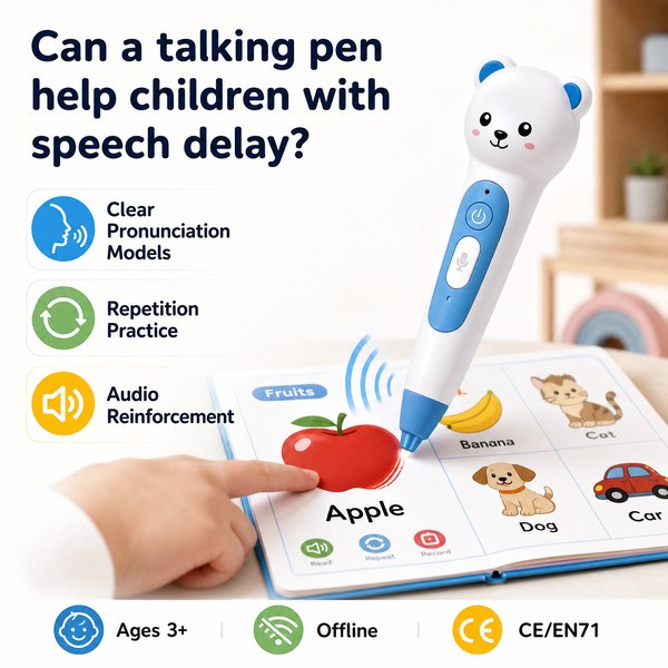 Can a talking pen help children with speech delay?