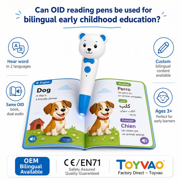 Can OID reading pens be used for bilingual early childhood education?