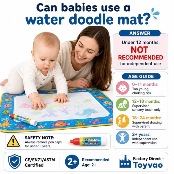 Can babies use a water doodle mat?