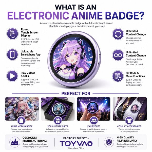 What is an electronic badge?