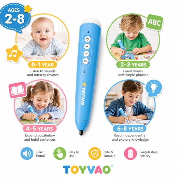 What Age Is a Reading Pen Suitable For? A Complete B2B Guide - Toyvao Educational Toys