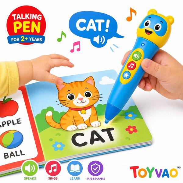 Is a Talking Pen Good for a 2 Year Old? A B2B Guide - Toyvao Educational Toys