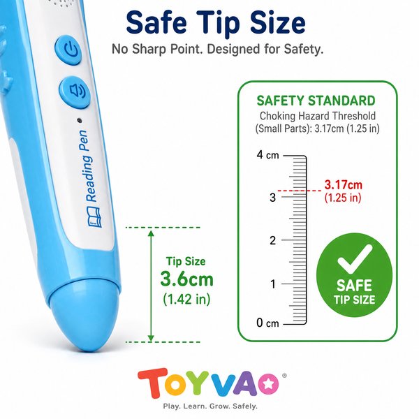 Ensuring Child Safety: Addressing Choking Hazards in Reading Pen Tips - Toyvao Educational Toys