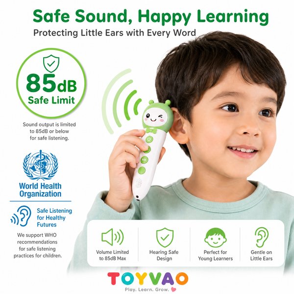 Can Loud Reading Pens Damage Children's Hearing? A Guide for B2B Buyers - Toyvao Educational Toys