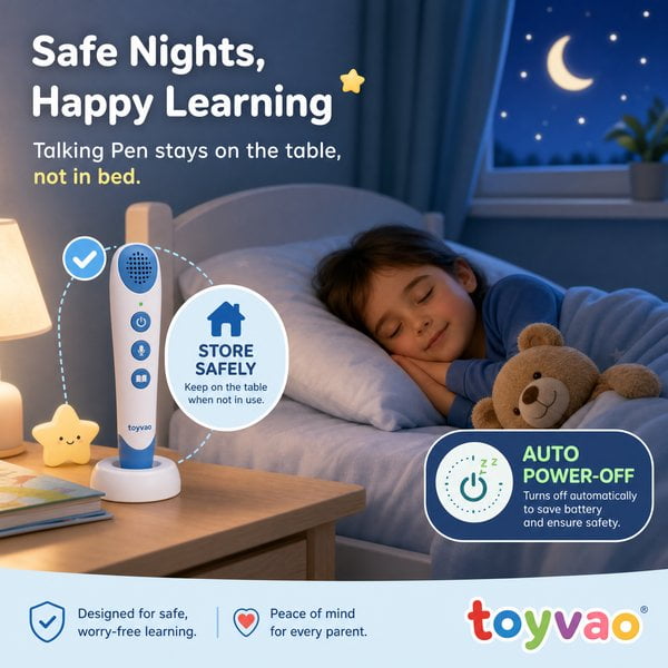 Can a Child Sleep with a Talking Pen? A Comprehensive Guide - Toyvao Educational Toys