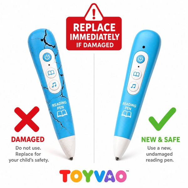 When Should a Damaged Reading Pen Be Replaced? - Toyvao Educational Toys