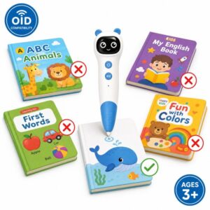 Can one talking pen work with different book brands - Toyvao OID Pen
