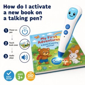 How to activate a new book on a talking pen - Easy Setup Guide