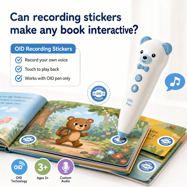 Can recording stickers make any book interactive?