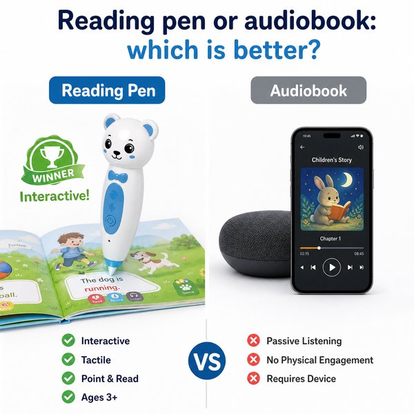 Reading pen or audiobook: which is better?